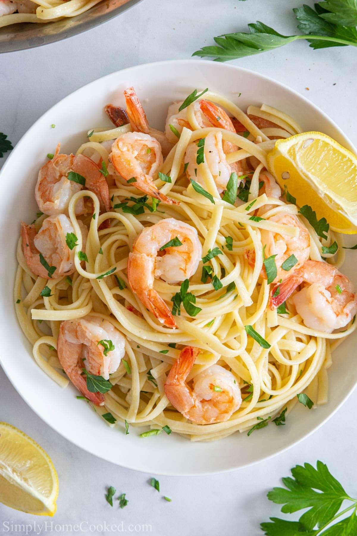 10 Minute Gourmet: Delicious and Quick Shrimp Linguine Recipe