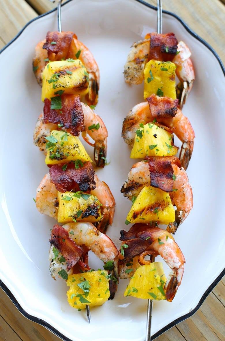 Sweet and Spicy Bacon-Wrapped Shrimp Skewers - The Perfect Summer Appetizer