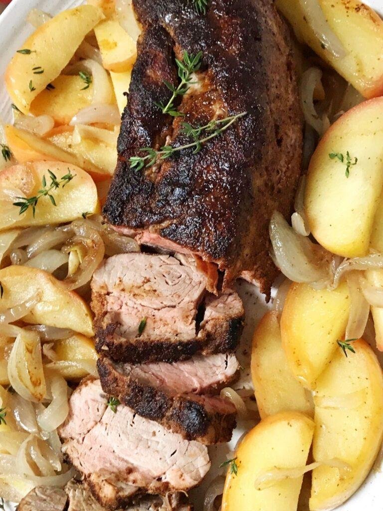 Savory and Sweet: Caramelized Onion and Apple Pork Tenderloin Recipe