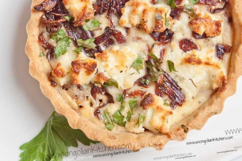 Savory and Sweet: How to make Caramelized Onion and Goat Cheese Tart