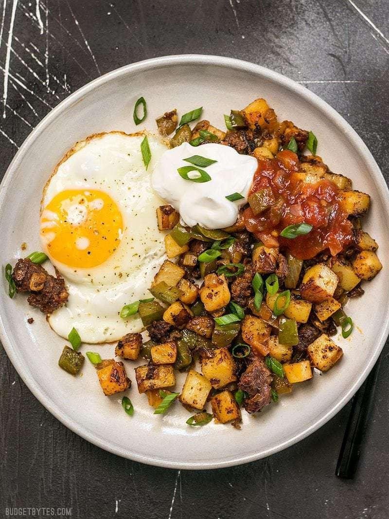 Spice Up Your Sunday Brunch with These Delicious Chorizo and Potato Hash Browns