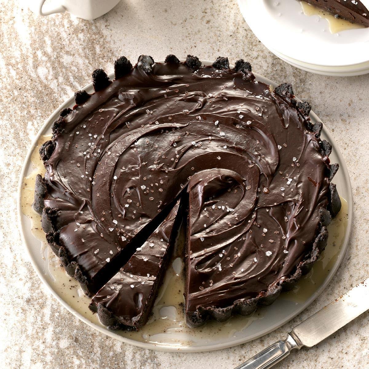 Satisfy Your Sweet Tooth with This Decadent Dark Chocolate Tart Recipe
