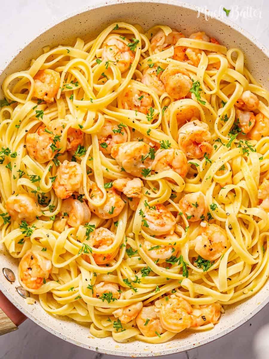 Mouth-Watering Garlic Butter Shrimp Pasta Recipe