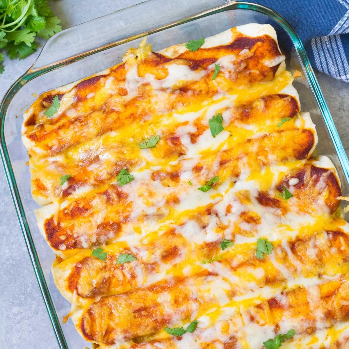 Spice Up Your Dinner Routine with our Mouthwatering Homemade Chicken Enchiladas Recipe