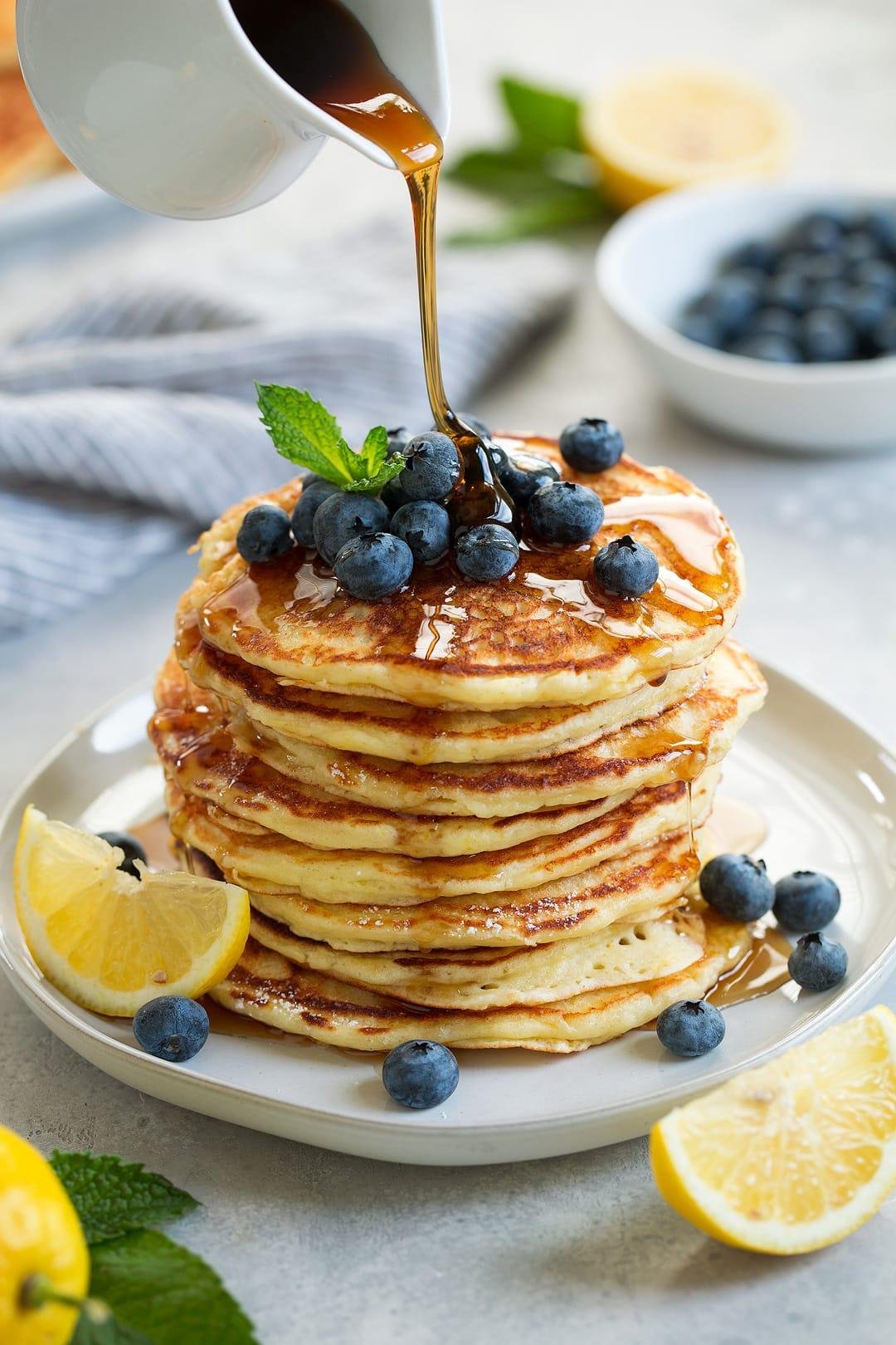 Elevate Your Brunch Game with Our Fluffy Lemon Ricotta Pancakes Recipe