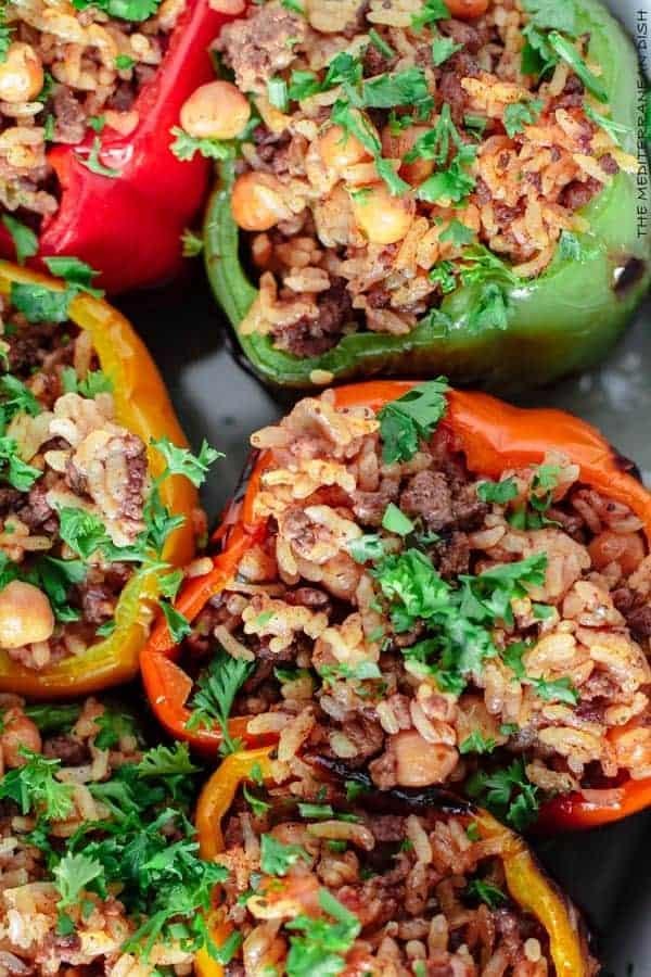 Savory Mediterranean Stuffed Bell Peppers: A Perfect Family Meal