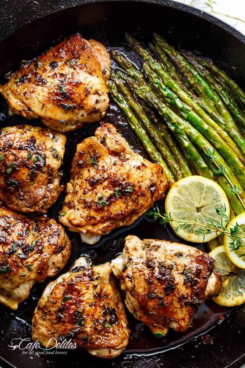 Easy Weeknight Dinner: One-Pan Lemon Garlic Chicken and Asparagus Recipe