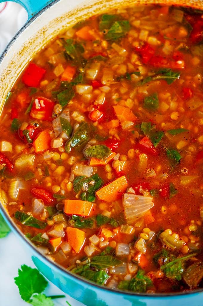 Nourishing and Delicious: One-Pot Lentil and Vegetable Stew Recipe for a Cozy Fall Dinner