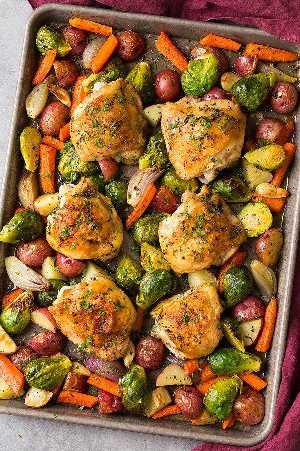 Deliciously Easy One-Pan Chicken and Vegetable Bake Recipe