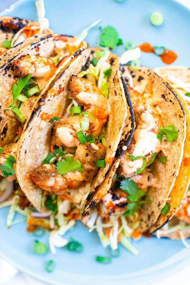 Flavor Explosion: Spicy Grilled Shrimp Tacos with Avocado Salsa