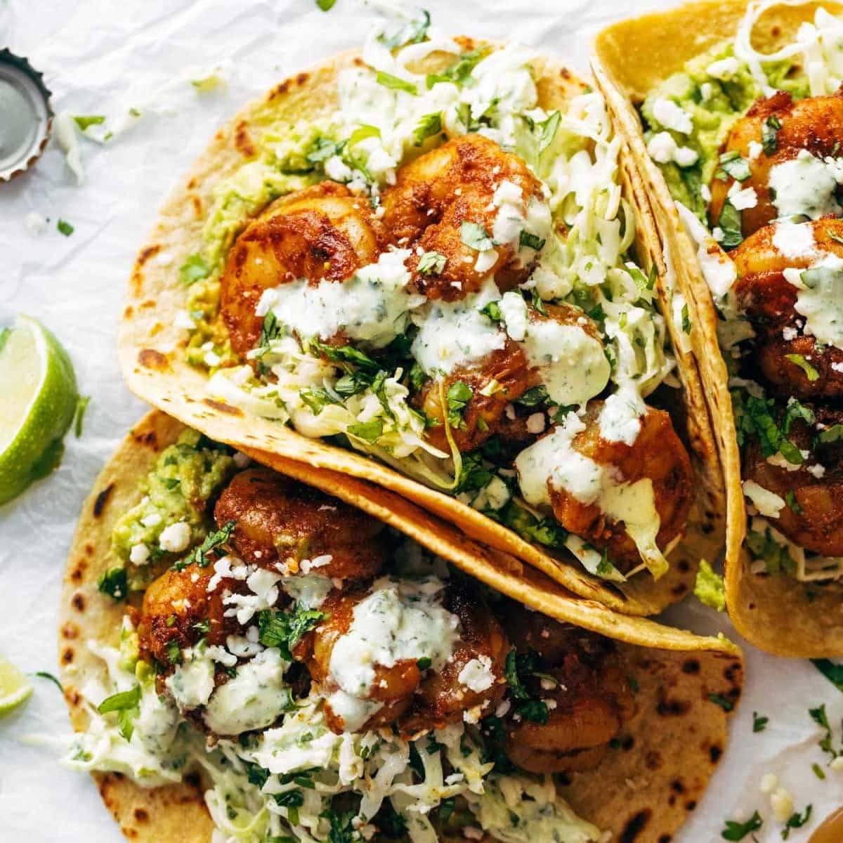 Spicy Shrimp Tacos: A Flavorful Fiesta for Your Taste Buds