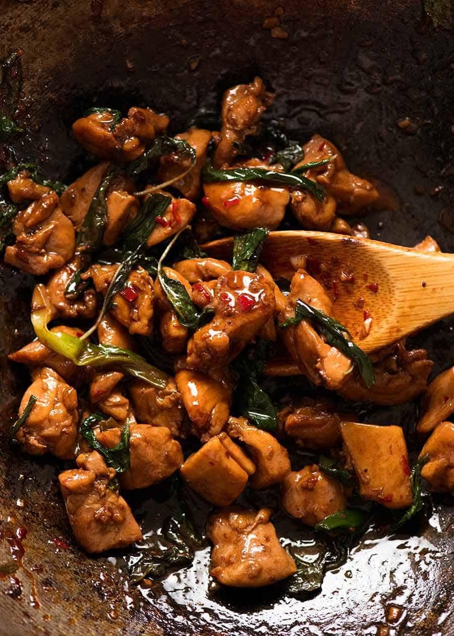 Bold and Delicious: Spicy Thai Basil Chicken Stir-Fry Recipe