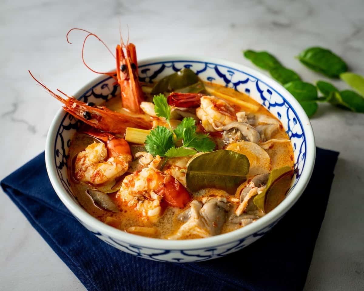 Indulge in a Creamy Bowl of Tom Yum Soup with this Authentic Thai ...