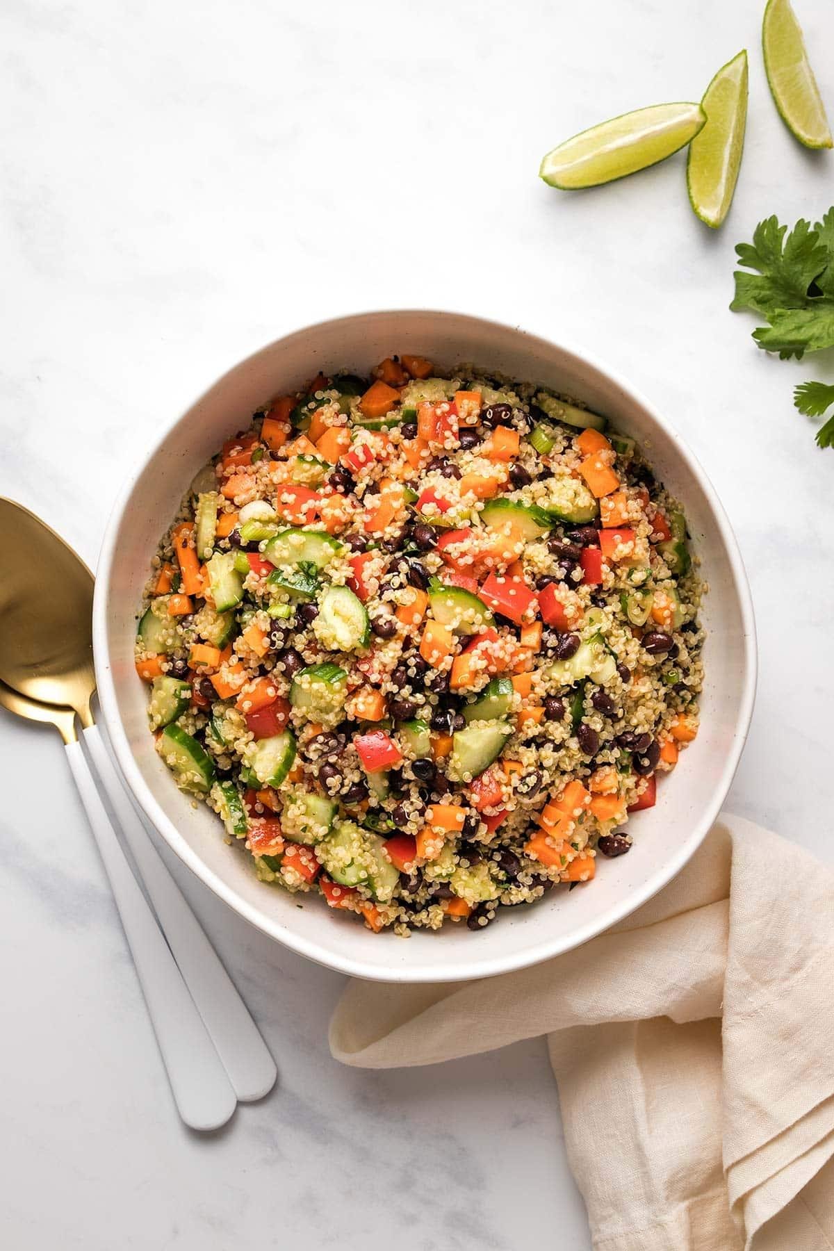 Delicious and Nutritious: A Recipe for Vegan Quinoa and Black Bean Salad
