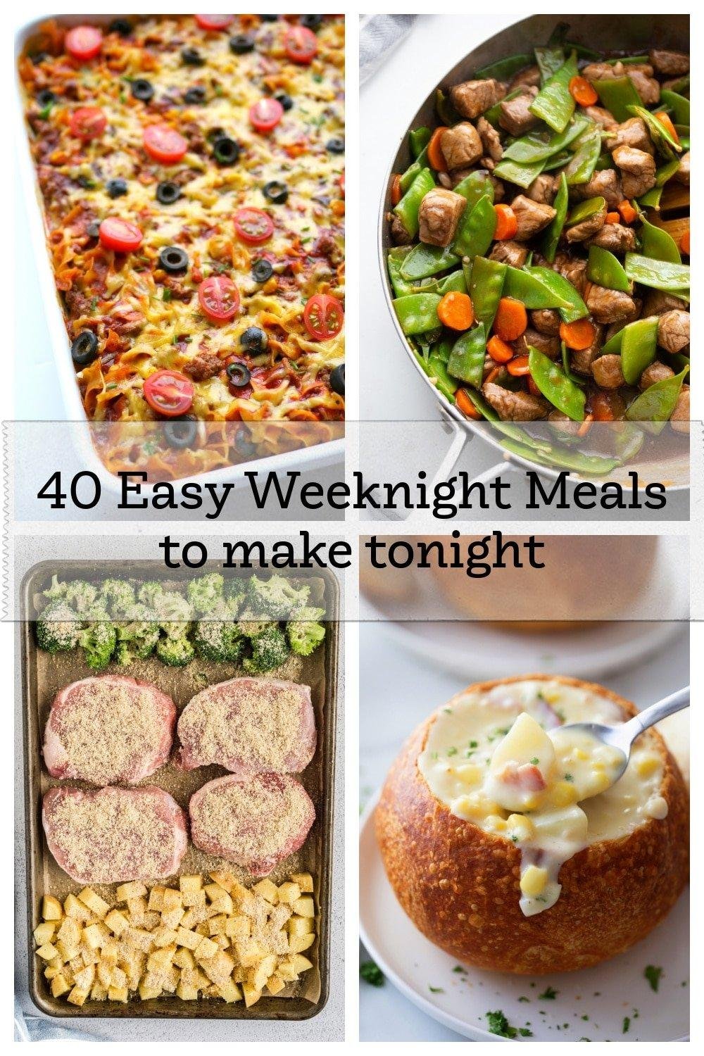 10 Delicious and Easy Weeknight Dinner Recipes